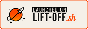 LiftOff launch badge